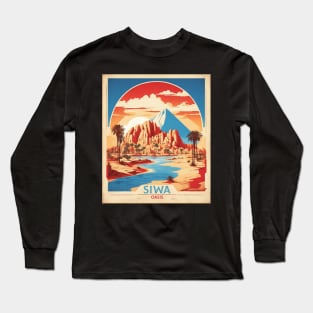 Siwa Oasis Egypt Vintage Travel Tourism Long Sleeve T-Shirt